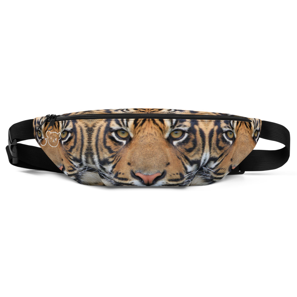 Tiger Face Bum Bag Fanny Pack Grin And Bear